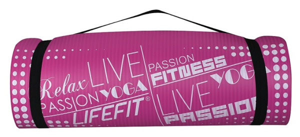 YOGA MAT EXKL+,180x58x1,5,bordo 2