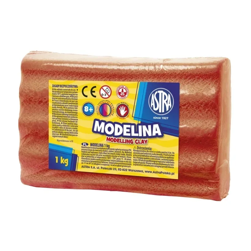 ASTRA Modelovacia hmota do rúry MODELINA 1kg Červená, 304111009