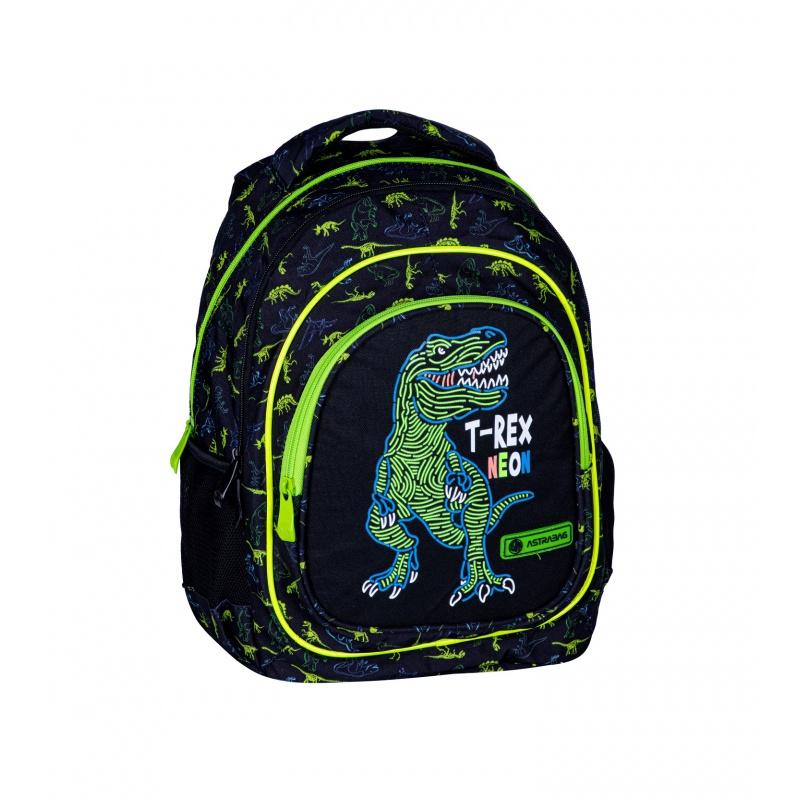 ASTRA ASTRABAG Školský batoh pre prvý stupeň T-REX NEON, AB330, 502023064