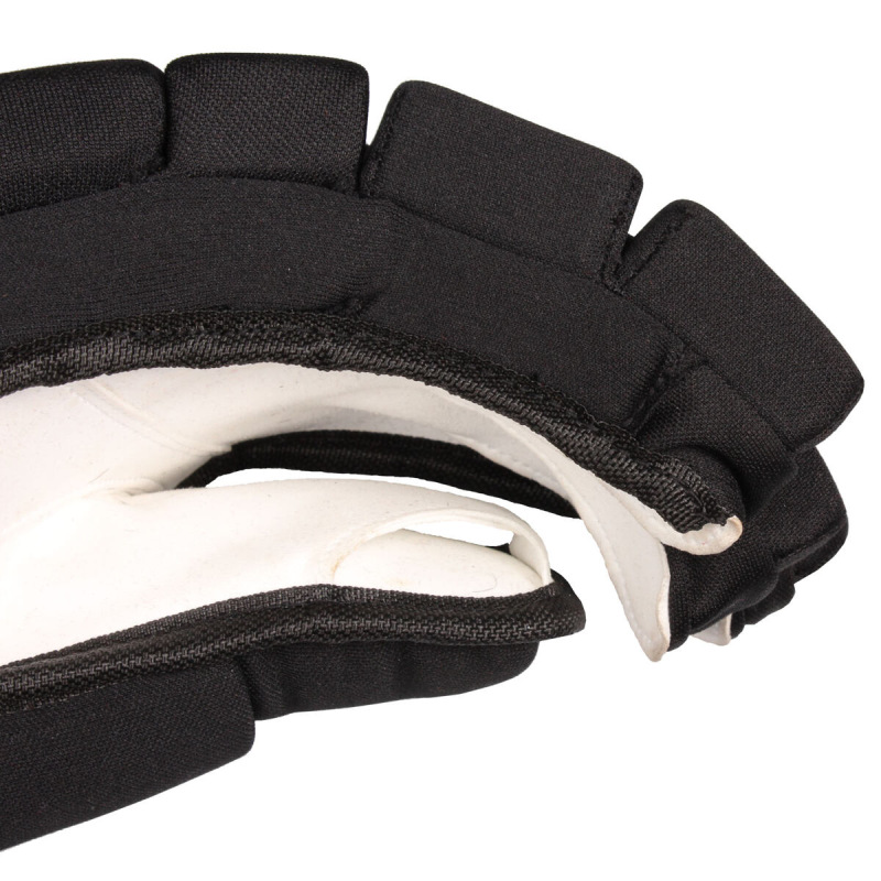 Raptor YTH hokejové rukavice čierna-červená 1