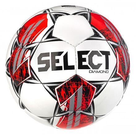 FB Diamond futbalová lopta biela-červená