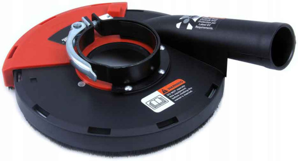 Ochranný kryt na odsávanie z uhlovej brúsky 115 - 125 mm pri brúsení, MAR-POL 2