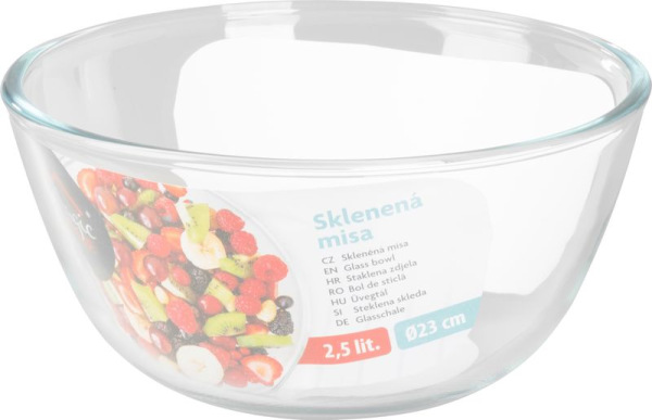 Misa MagicHome, sklenená, okrúhla, šalátová, 2,5 l 2
