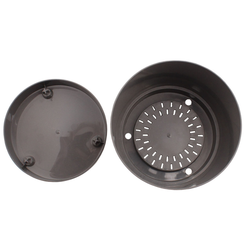 Oliver dekoratívny kvetináč 18 sivá 1