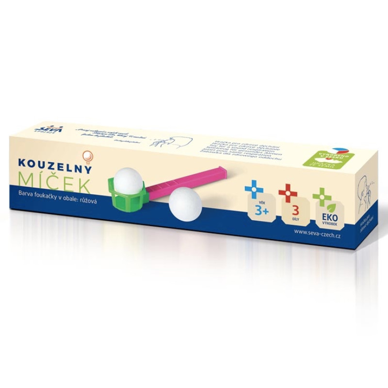 Kúzelná loptička ružová