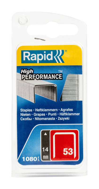 Spony RAPID 53, 14 mm, sponky do sponkovačky, bal. 1080 ks
