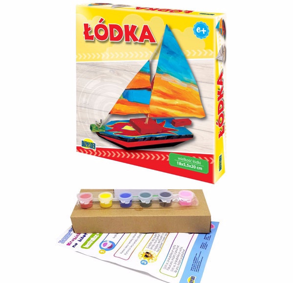 Loďka - urob a pomaľuj