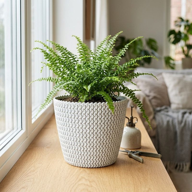 Kvetináč SPLOFY 295/249 mm, 11.5 lit., biely 1