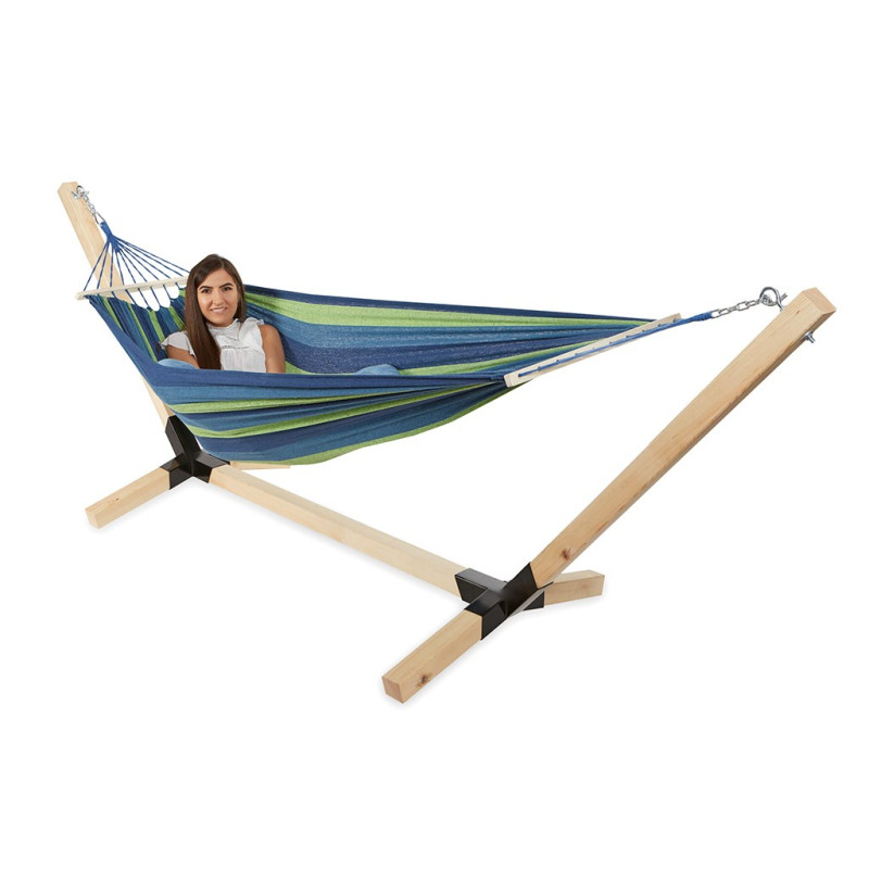 Drevený stojan na hojdaciu sieť XXL Baby Mix 350 kg 4