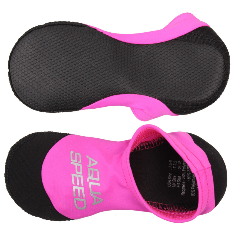 Neo detské neoprénové ponožky ružová 1