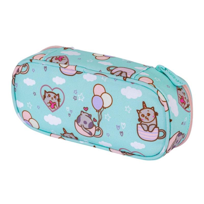 ASTRA Jednokomorový peračník / puzdro AstraBAG KITTY´S WORLD, AC6, 503024073