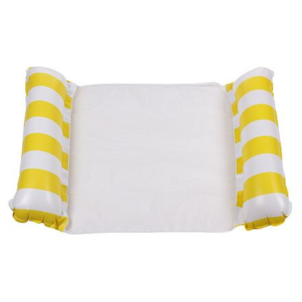 Merco Float Stripe nafukovacie lehátko 118 x 65 cm žltá