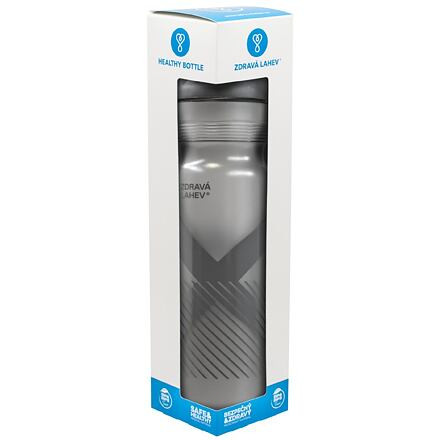 Sport XO zdravá fľaška 1000 ml antracitová 1
