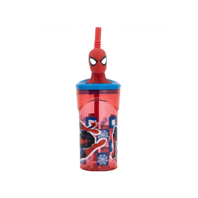 STOR Plastový 3D pohár s figúrkou Spiderman, 360ml, 74766