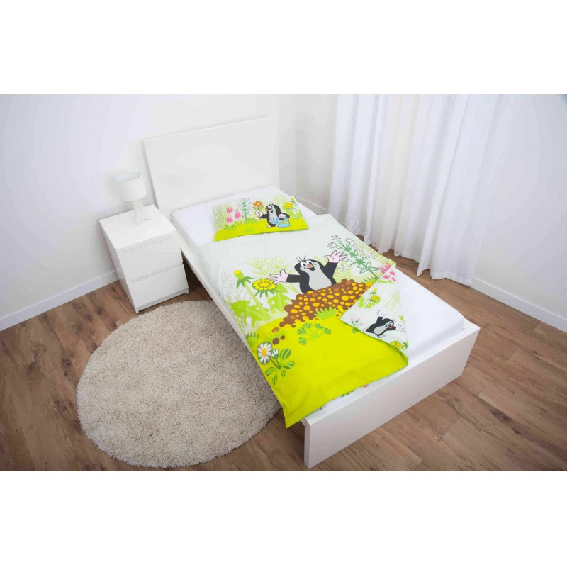 Detské bavlnené obliečky do postieľky Herding "Krtko", 100/135+40/60 1