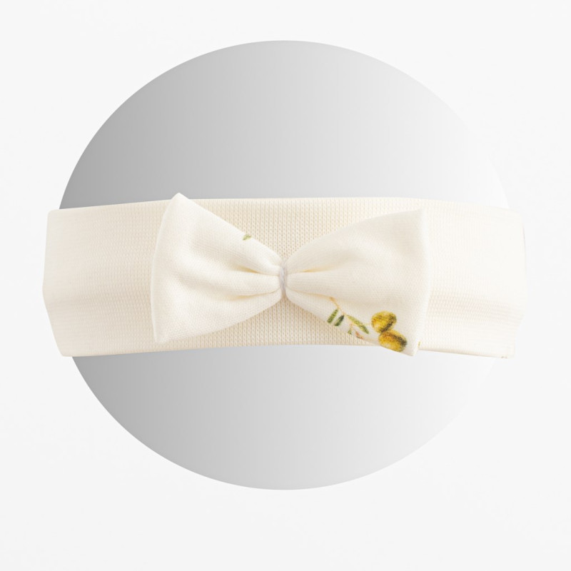 Dojčenská čelenka z organickej bavlny New Baby Olivy Univerzálna