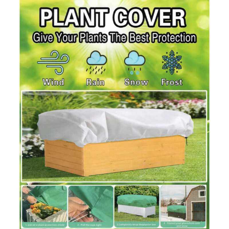 Flower Box Cover ochranný vak na rastliny 120 x 80 x 40 cm 1