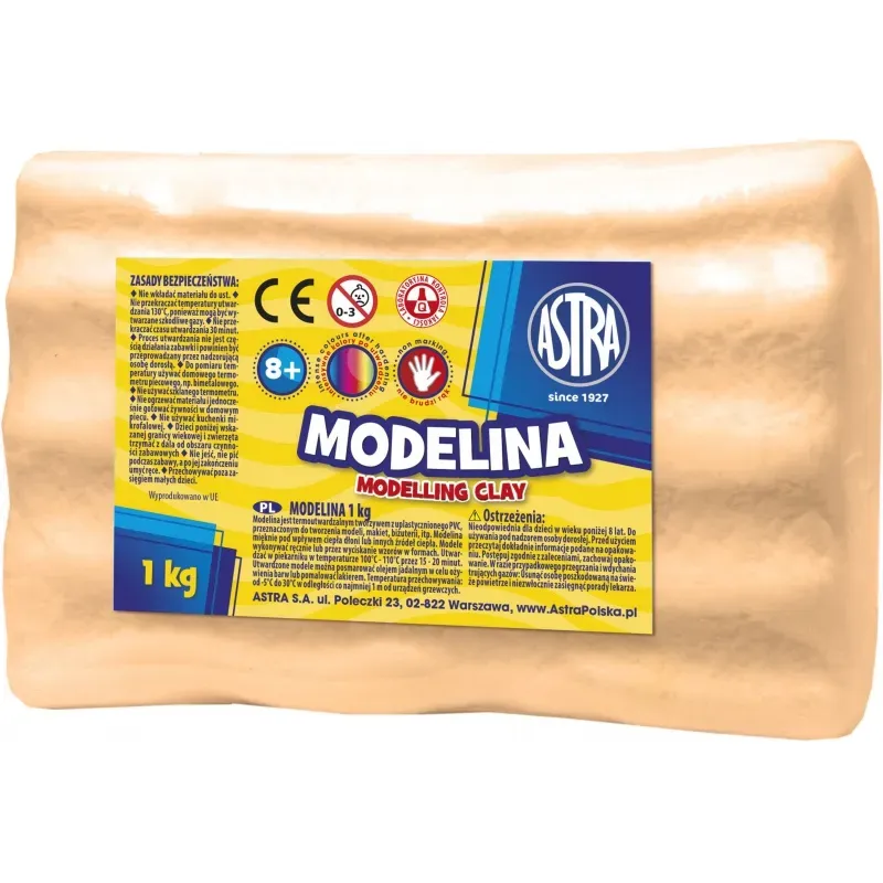 ASTRA Modelovacia hmota do rúry MODELINA 1kg Karamelová, 304118004