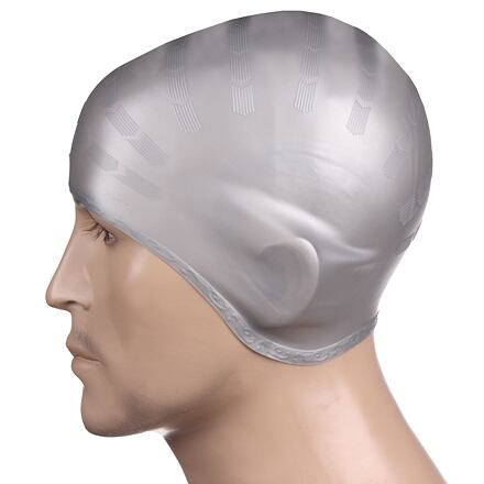 Merco Ear Cap plavecká čiapka sivá 2