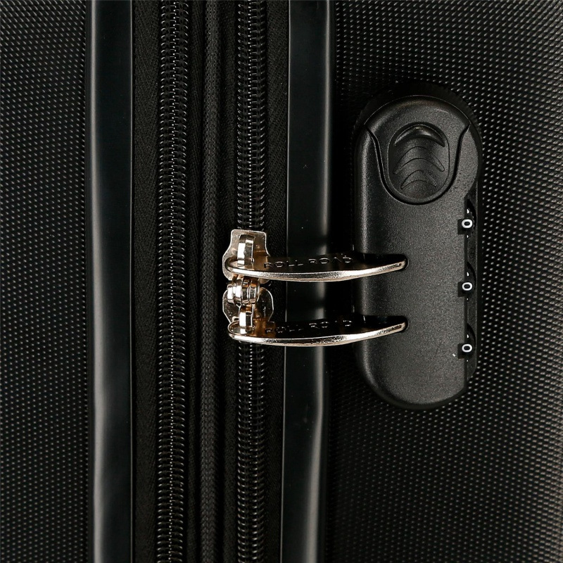 ROLL ROAD Flex Black, ABS Cestovný kufor, 55x38x20cm, 35L, 5848660 (small exp.) 8