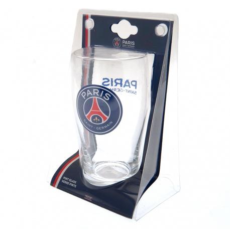 FOREVER COLLECTIBLES Vysoký pohár na pivo PARIS SAINT-GERMAIN F.C. Tulip Pint Glass