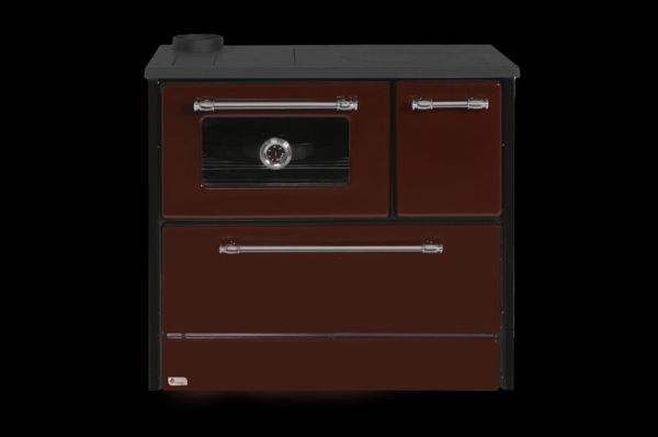Sporák 701-G OMEGA Kuzine, 9,1 kW so sklom, hnedý, ľavý vývod 1