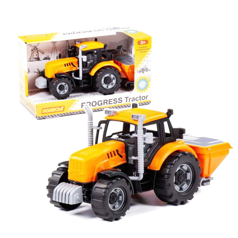 Traktor Progress na zotrvačník sejačka