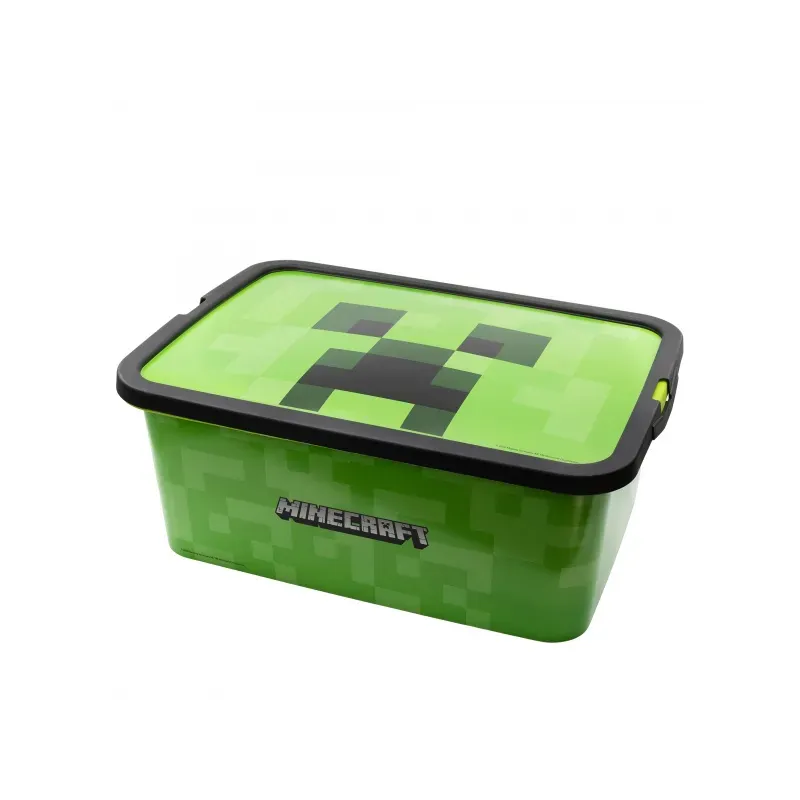 Plastový úložný box MINECRAFT 13L, 04405