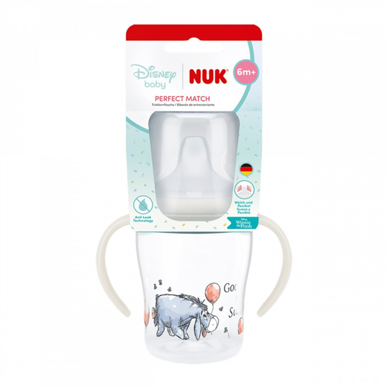 Dojčenská fľaša na učenie NUK Perfect Match DISNEY Macko Pu Oslík 150 ml 1