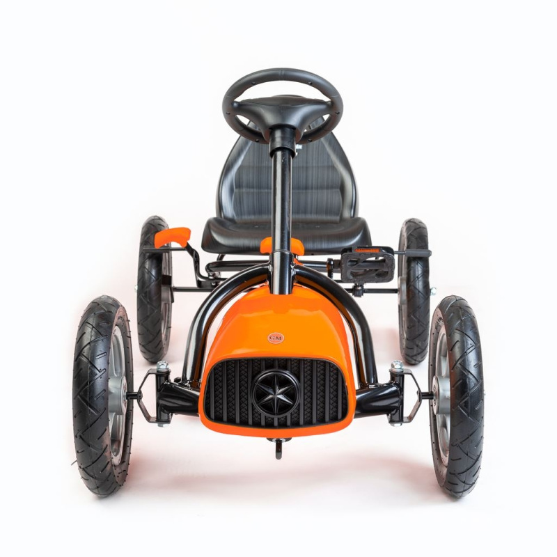 Detská šliapacia motokára Go-kart Baby Mix Buggy oranžová 2