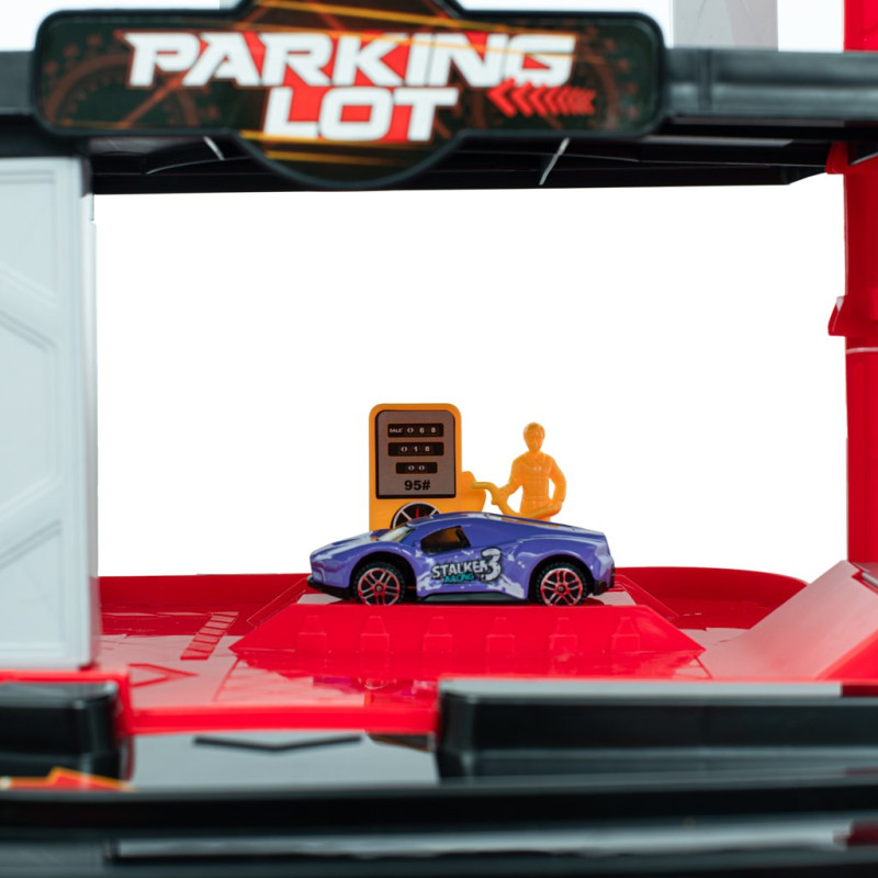 Detská garáž s helikoptérou Baby Mix (Poškodený obal) 3