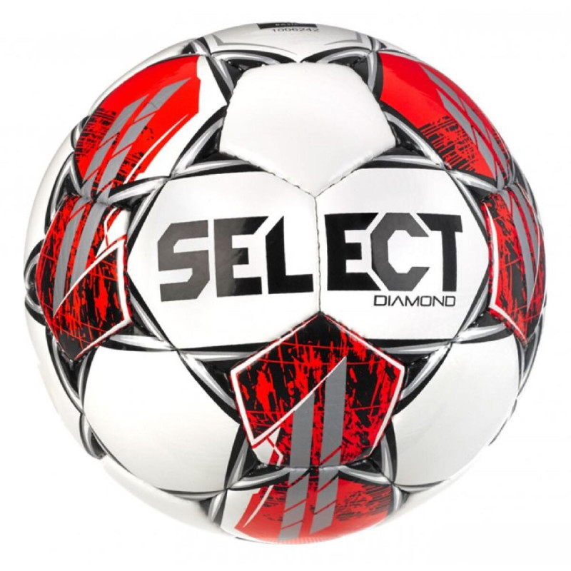 FB Diamond futbalová lopta biela-červená