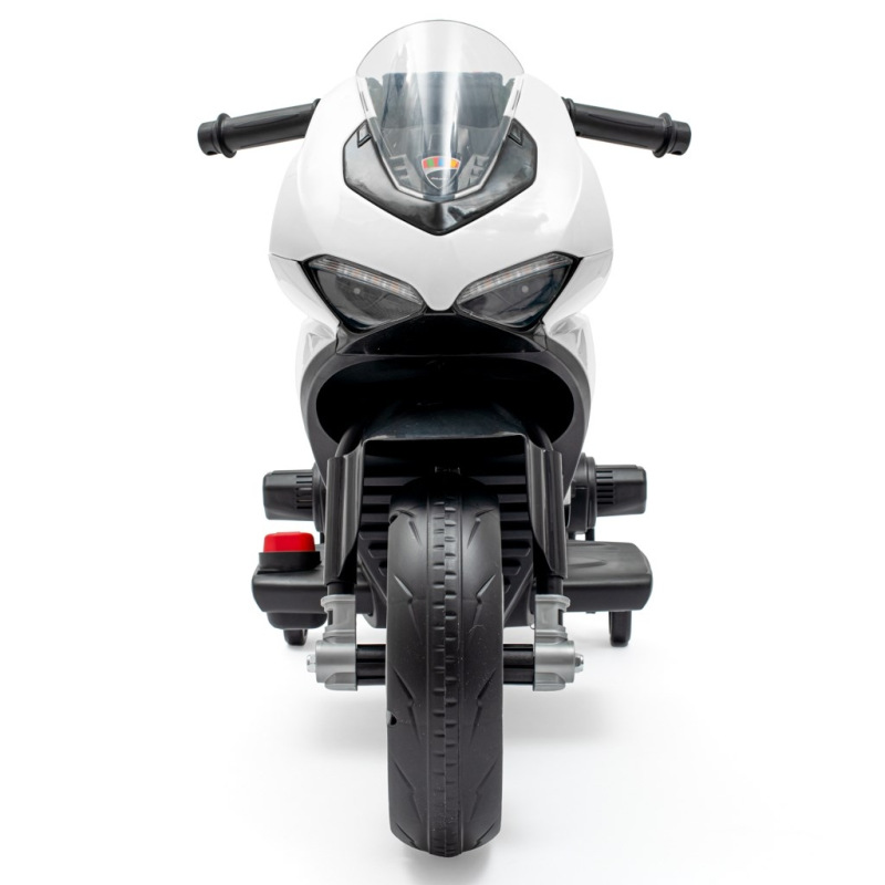 Detská elektrická motorka Baby Mix Supersport biela 4