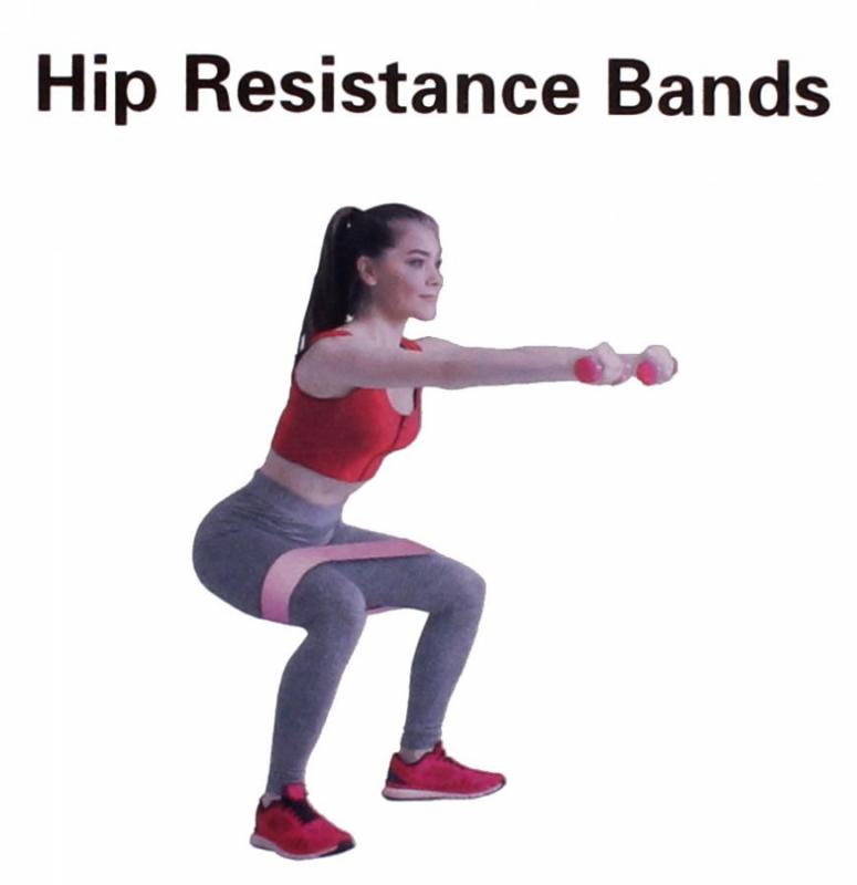 Merco Yoga Hip Circle odporový pás fialová