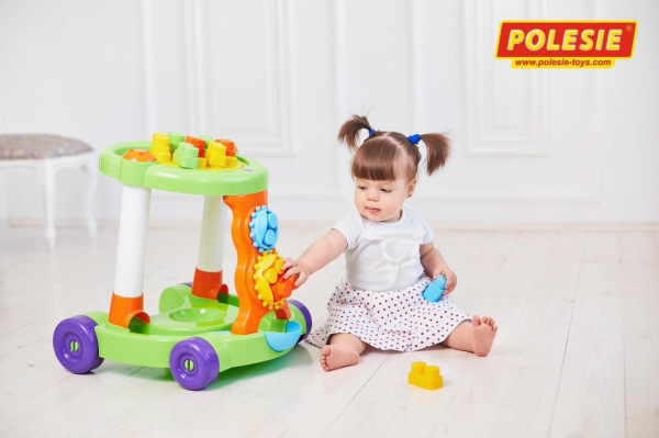 Molto Blocks 3 - vozík so stavebnicou zelené 4