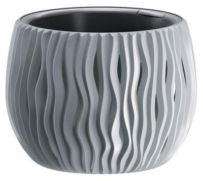 Kvetináč s vložkou SANDY Bowl 240, 238x161 mm, šedá