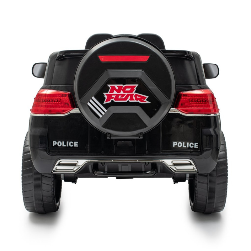 Detské elektrické autíčko Baby Mix Police 4x4 čierne 2