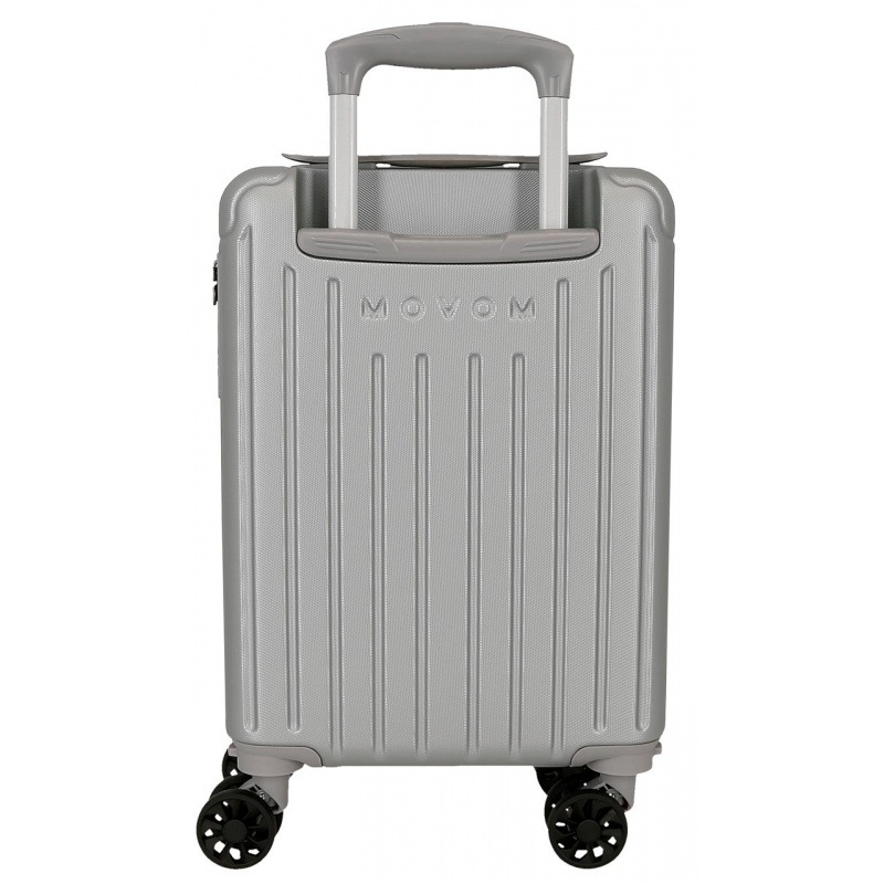 Kabínový kufor Movom Timber Silver 40×30×20 cm s odnímateľnými kolieskami, 24 l, 5556322 2