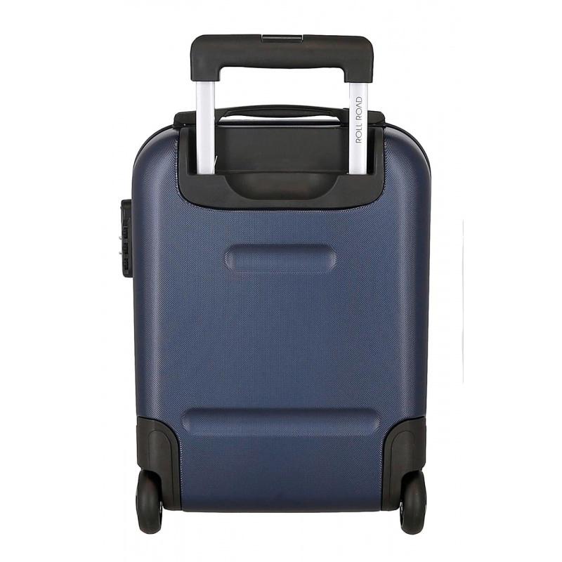 ROLL ROAD Flex Navy Blue, Príručný mini cestovný kufor, 40x30x20cm, 24L, 5849962 2