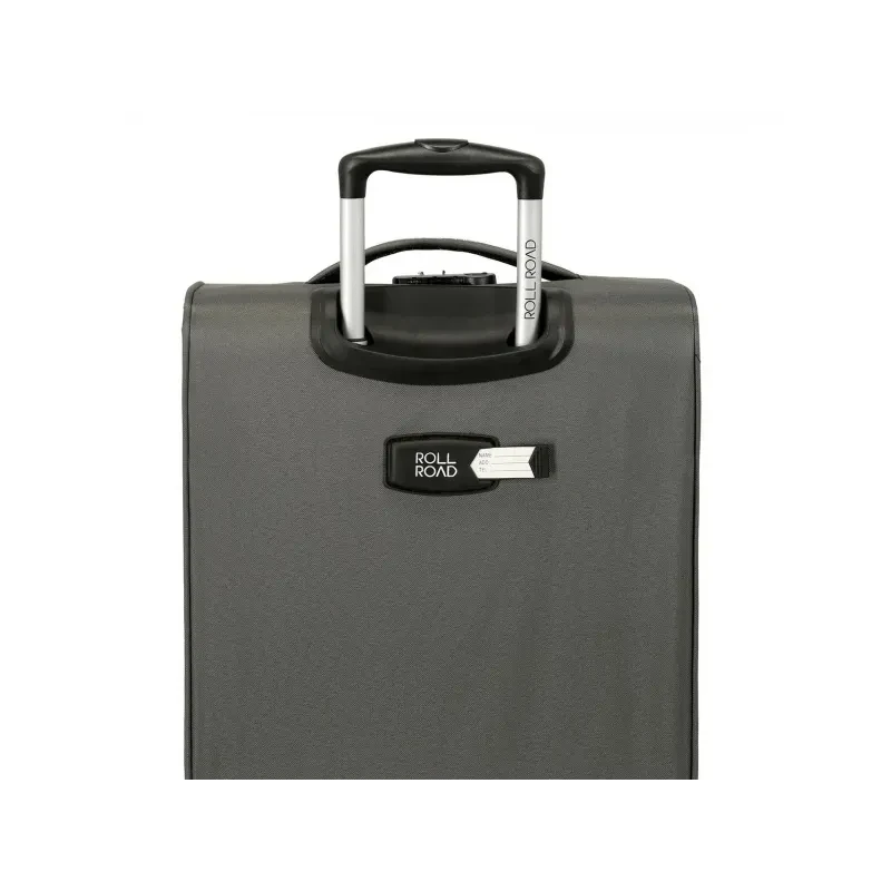 Textilný cestovný kufor ROLL ROAD ROYCE Grey / Sivý, 66x43x26cm, 64L, 5019222 (medium) 8