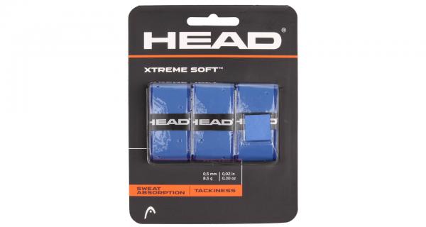 Head XtremeSoft 3 overgrip omotávka tl. 0,5 mm modrá