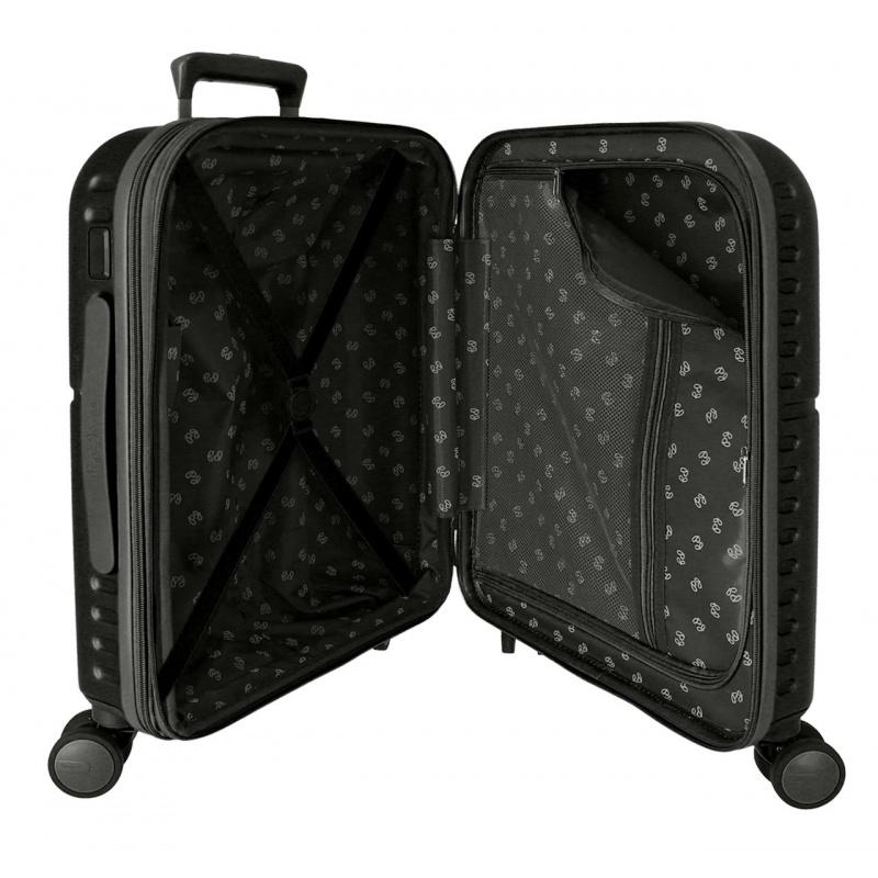PEPE JEANS Highlight Negro, ABS Cestovný kufor, 55x40x20cm, 37L, 7688621 (small exp.) 7