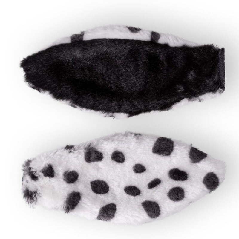 Funny Kit dekorácia na prilbu čierna-biela 1