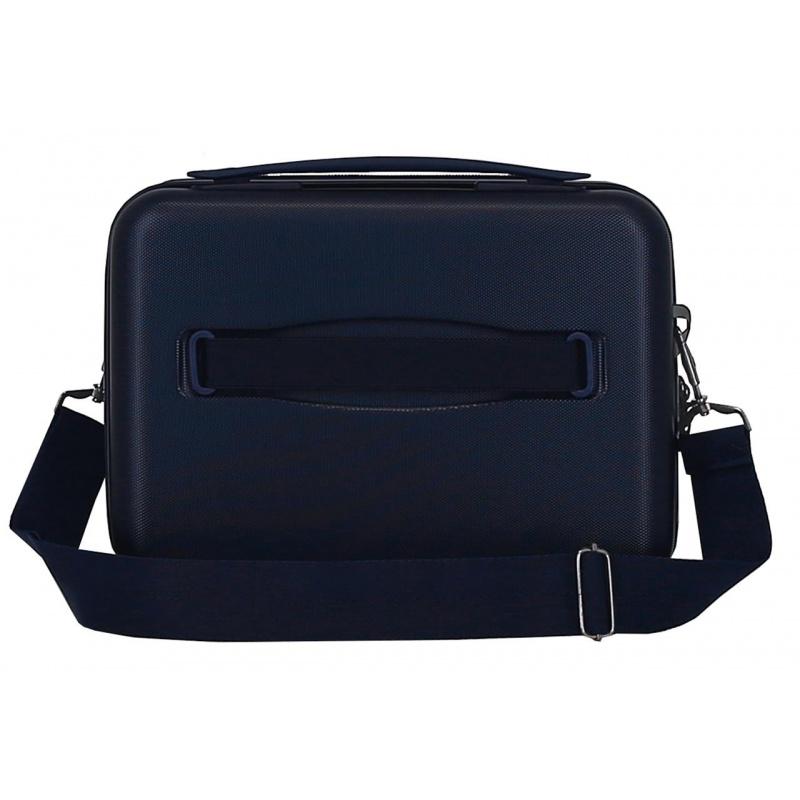 MOVOM Wood Navy Blue, Cestovný kozmetický príručný kufrík, 21x29x15cm, 9L, 5313964 2