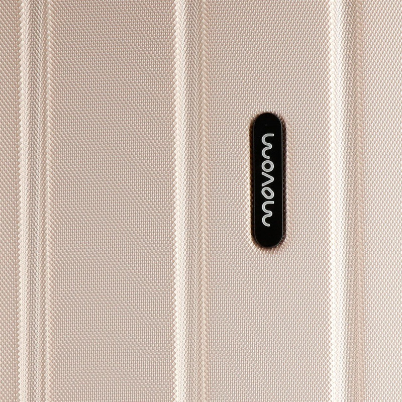 MOVOM Wood Champagne, Škrupinový cestovný kufor, 55x40x20cm, 38L, 5318665 (small exp.) 5