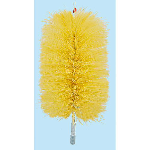 Kefa KOVO.B ComRourPRF 180 mm, fíber, M12, komínová okrúhla, kefa na komín nerezový, kefa na čisteni