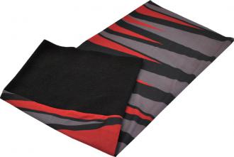 SULOV športová šatka s flísom, čierno-červený