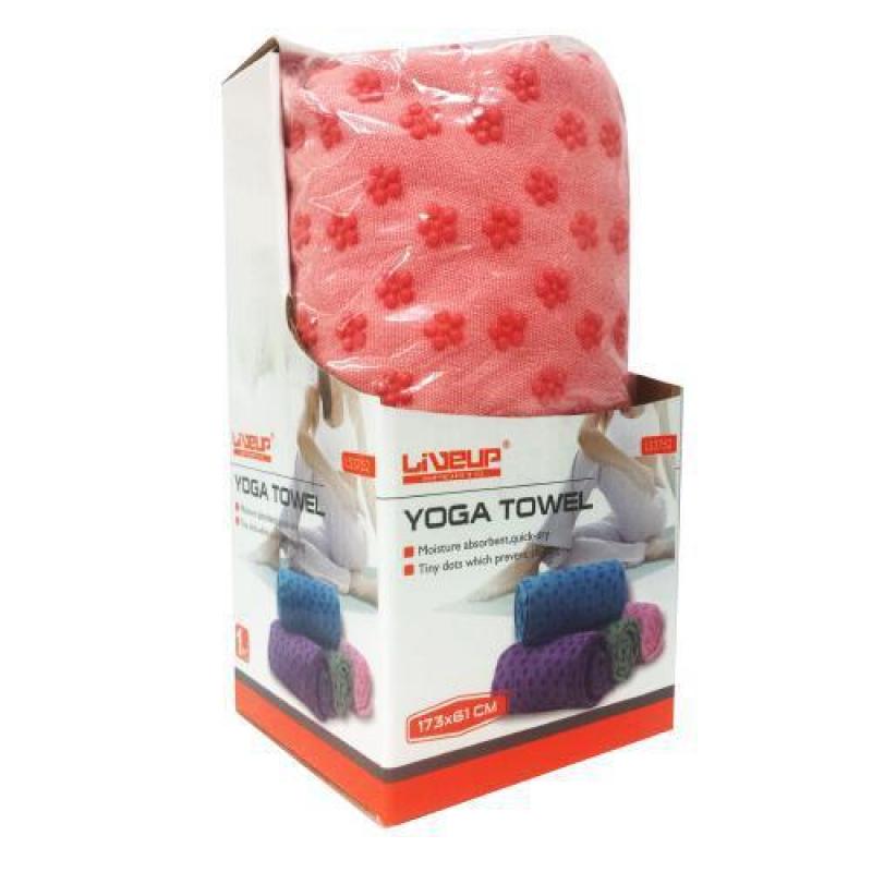 Uterák na yogu LiveUp LS3752 183X63cm ružová