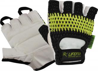 Fitnes rukavice LIFEFIT FIT, veľ. L, čierno-zelené