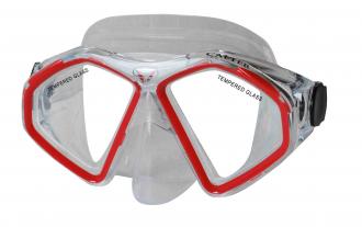 Potápačská maska Calter SENIOR 283S, červená